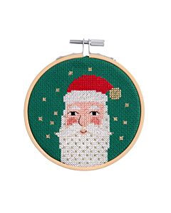 Rico Design borduurpakket kerstman 100541 telpatroon incl. borduurring