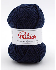 Phildar Partner 6 wol kleur marine 56