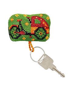 Permin borduurpakket Sleutelhanger Fiets 11-2432