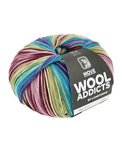 Lang Yarns Move Wool Addicts kl.7 4-draads sokkenwol 100gr.