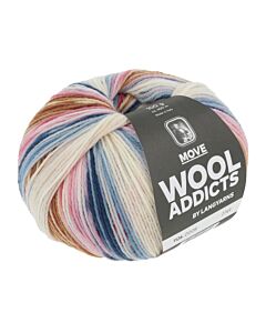 Lang Yarns Move Wool Addicts kl.8 4-draads sokkenwol 100gr.