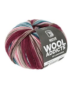 Lang Yarns Move Wool Addicts kl.10 4-draads sokkenwol 100gr.