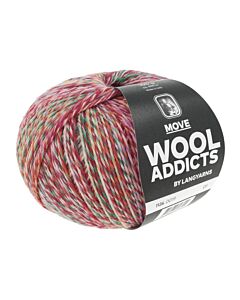 Lang Yarns Move Wool Addicts kl.16 4-draads sokkenwol (beige/bruin/groen/blauw)