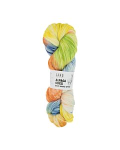 Lang Yarns Alpaca Soxx kl.1 zijn unieke handgeverfde strengen sokkenwol.