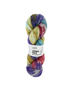 Lang Yarns Alpaca Soxx kl.1 zijn unieke handgeverfde strengen sokkenwol.