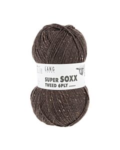 Lang Yarns SuperSoxx Tweed 6ply kl.67 is een 6 draads sokkenwol 