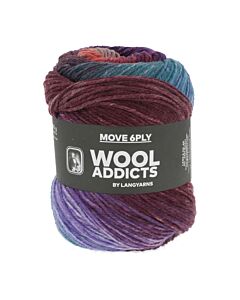 Lang Yarns Move Wool Addicts 6-draads sokkenwol kleur 6