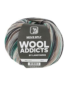 Lang Yarns Move Wool Addicts kl.1 8-draads sokkenwol kleur 1
