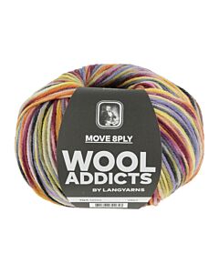 Lang Yarns Move Wool Addicts kl.2 8-draads sokkenwol 150gr.