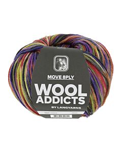 Lang Yarns Move Wool Addicts kl.4 8-draads sokkenwol 150gr.