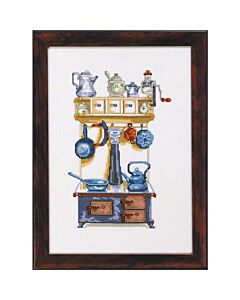 Borduurpakket fornuis blauw van Permin 12-2142