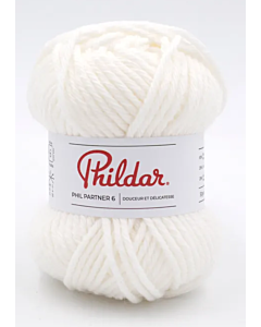 Phildar Partner 6 blanc wol