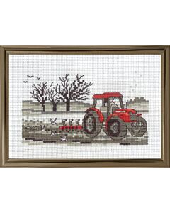 Permin borduurpakket Tractor 13-1390