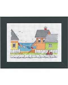 Permin borduurpakket Strandhuis 13-3157