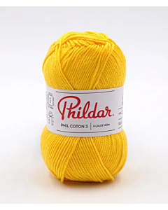 Phildar Phil Coton 3 katoen kleur soleil 45