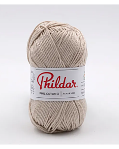 Phildar Phil Coton 3 katoen kleur perle 4