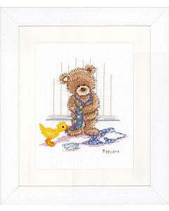 Vervaco borduurpakket Popcornzit mijn das goed ? om te borduren pn-0145792