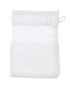 Rico Design witte washand met aida rand 146022