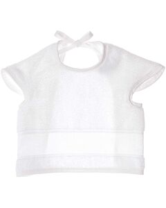 Rico Design baby slabbetje met mouw en aida rand 147022