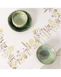 Voorbedrukt tafelkleed kruidenweide Rico Design 150100 borduren 90x90cm