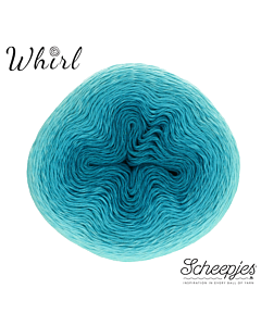 Scheepjes Whirl Ombre kl.559 Turquoise Turntable