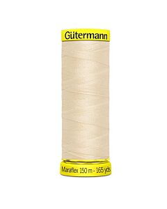 Gütermann Maraflex kleur 802 off white is een elastisch naaigaren