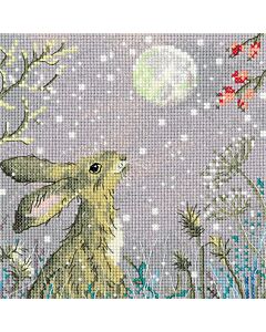 Heritage Crafts borduurpakket 'Berries & Snowflakes' 1846A telpatroon 