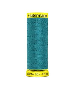 Gütermann Maraflex kleur 189 turquoise is een elastisch naaigaren