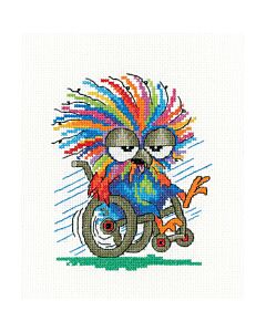 Heritage Crafts borduurpakket vosje met bij 1701A telpatroon