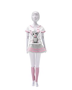 DressYourDoll Zelf Barbiekleren naaien Tiny Mouse