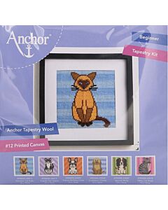 Anchor borduurpakket siamese cat Koko 3990000-20011 voorbedrukt