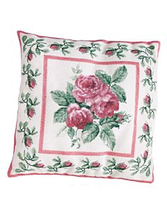 Thea Gouveneur borduurpakket 'Rozenkussentje' 2034 telpatroon