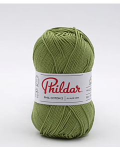 Phildar Phil Coton 3 katoen kl.Feuille