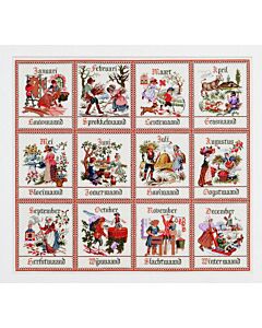 Borduurpakket twaalf maanden van Pako