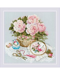 Riolis borduurpakket leuk handwerk hoekje 2280 telpatroon