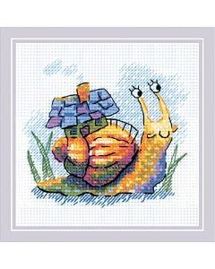 Riolis borduurpakket mini slak 2285 telpatroon