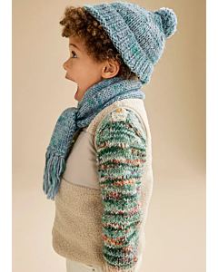 Phildar kinder muts en sjaal breien van Phil Melodie (229, M16)