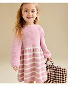 Phildar kinder Jurk breien van Phil Partner 3,5 & Phil Romance (229, M5)