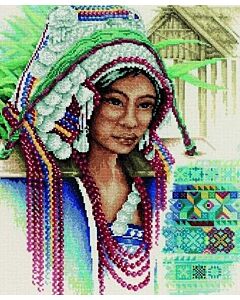 Borduurpakket thai women van Maria v Scharrenburg aida
