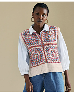 Phildar dames spencer haken van Phil Ecolaine (231, M13)