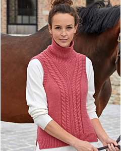 Phildar dames spencer breien van Phil Partner 3,5 (232, M6)