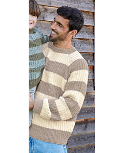 Phildar heren trui breien van Phil Partner 3,5 (232, M7)