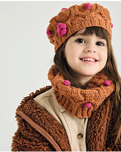 Phildar baret & colsjaal breien van Phil Ecolaine (234, M15)