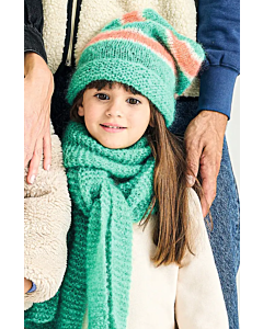 Phildar kinder muts & sjaal breien van Phil Chic (234, M22)