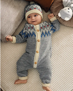 Phildar kruippakje breien van Phil Lambswool,