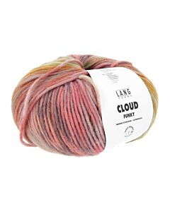 Lang Yarns Cloud Funky Merino Extrafine kl.24 geel paars oranje roze groen