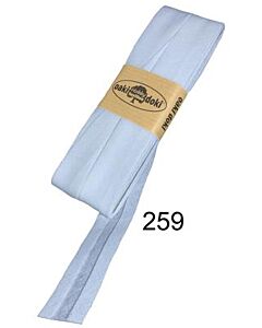 Oaki Doki biaisband kl.237 blauw 20mm gevouwen afmeting