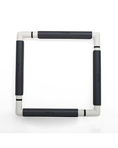 Stevig en lichtgewicht Nurge Clip (Snap) Frame van 29 x 29 cm in de kleur antraciet.