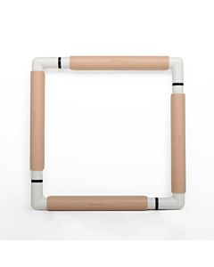 Stevig en lichtgewicht Nurge Clip (Snap) Frame van 21 x 21 cm in de kleur antraciet.