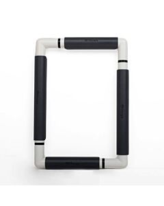 Stevig en lichtgewicht Nurge Clip (Snap) Frame van 29 x 29 cm in de kleur antraciet.